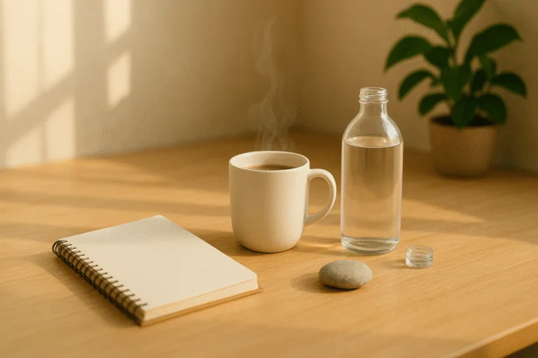 10 Daily Micro-Habits to Boost Your Energy “daily micro habits energizing morning scene with warm natural light”